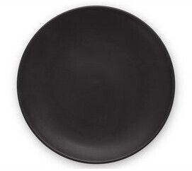 vtwonen Dessert plate Matt Black 18 cm (set of 6)