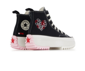 Converse rose et noir discount