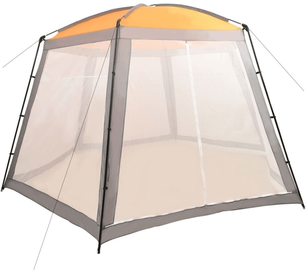vidaXL Tente de piscine 500x433x250 cm gris (93045)