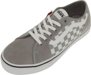 Vans gray checkerboard top