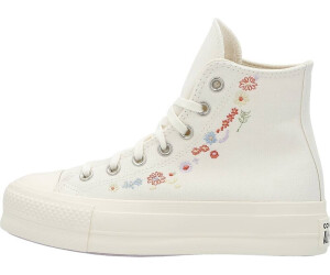 Converse Chuck Taylor All Star Lift High Top Embroidered Floral  egret/multi/egret desde 81,00 € | Compara precios en idealo