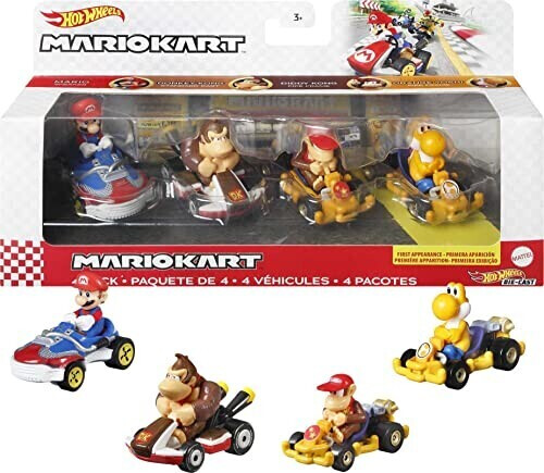 | Mario bei 73,98 Kart 4 Pack Wheels Hot (HDB22) € Preisvergleich ab Die-cast
