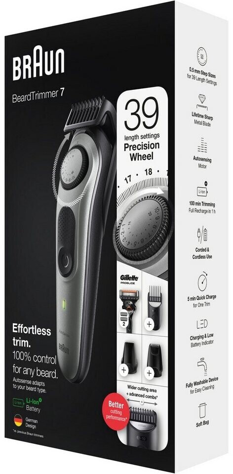 Braun BeardTrimmer 7 BT7320 a € 54,90 (oggi)