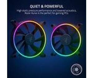 Razer KUNAI CHROMA 140mmファン 3個入り Amazon.com: Razer Kunai Hydraulic 140MM aRGB PC Fan: Quiet