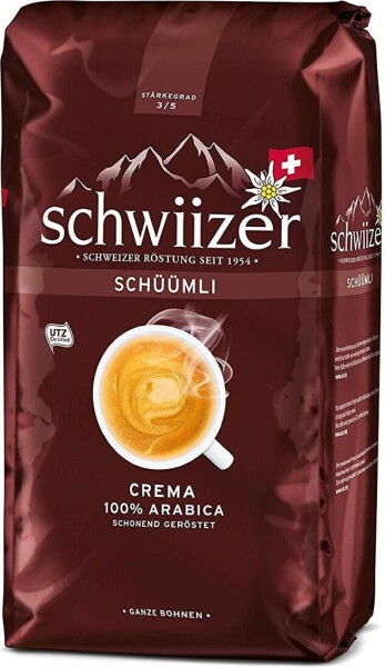 Schwiizer Schüümli Crema ganze Bohne, Bild 2