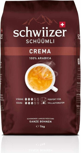 Schwiizer Schüümli Crema ganze Bohne, Bild 4