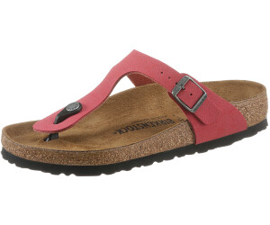 Red gizeh birkenstock shop