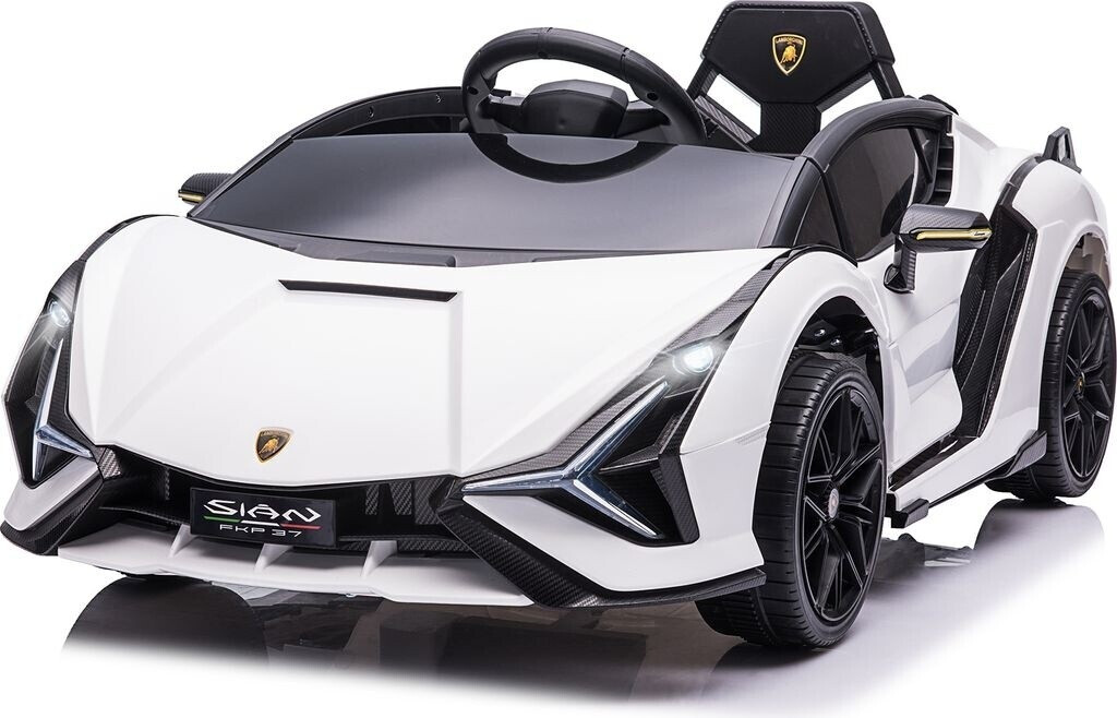 HomCom Children electric car with remote control white