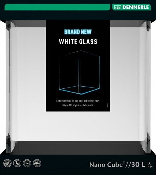 Photos - Aquarium Dennerle NanoCube White Glass 30L 