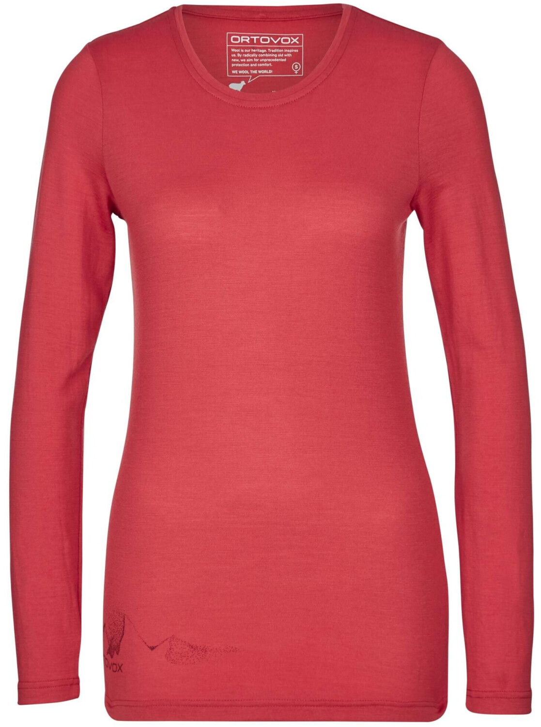 Ortovox 185 Merino LLogo SPRAY LS W Longsleeves blush