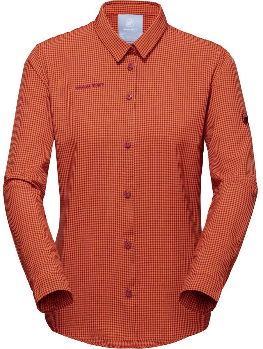 Mammut Aada Longsleeve Shirt Women (1015-00582) blood red/hot red