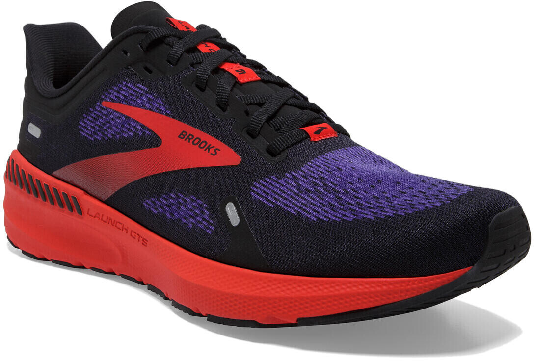 Brooks Launch GTS 9 black/deep blue/red