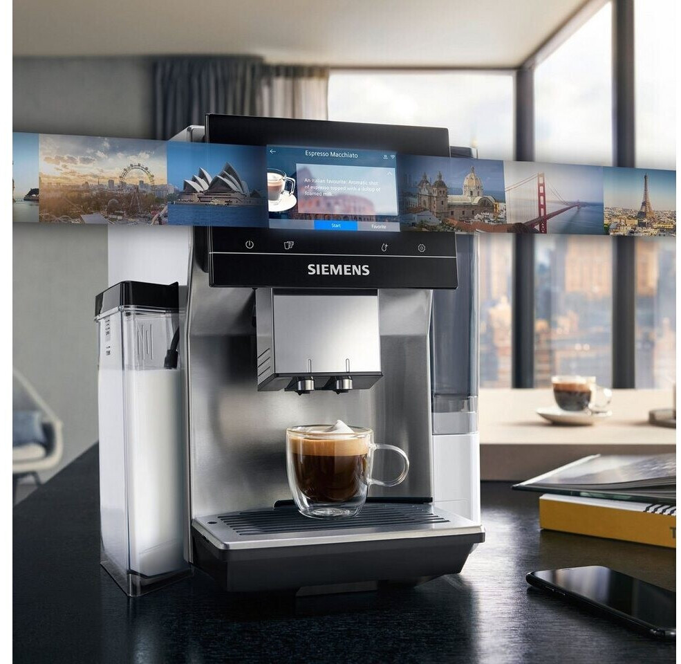 Siemens EQ.6 plus s700 machine à café automatique, acier inoxydable - Crema