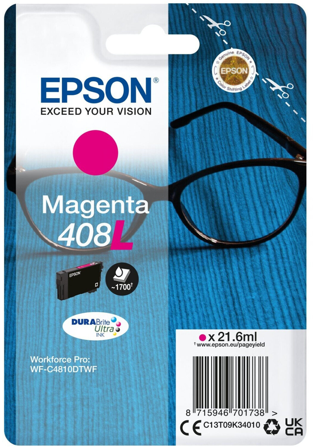 Epson 408L Magenta (C13T09K34010)