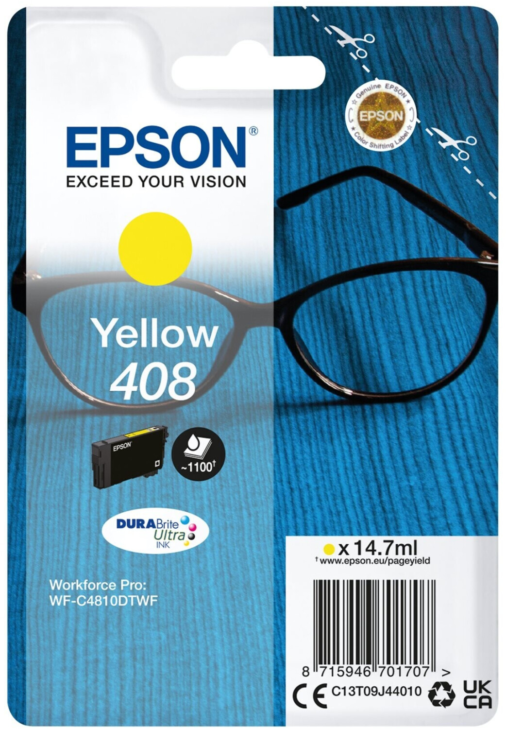 Epson 408 Yellow (C13T09J44010)