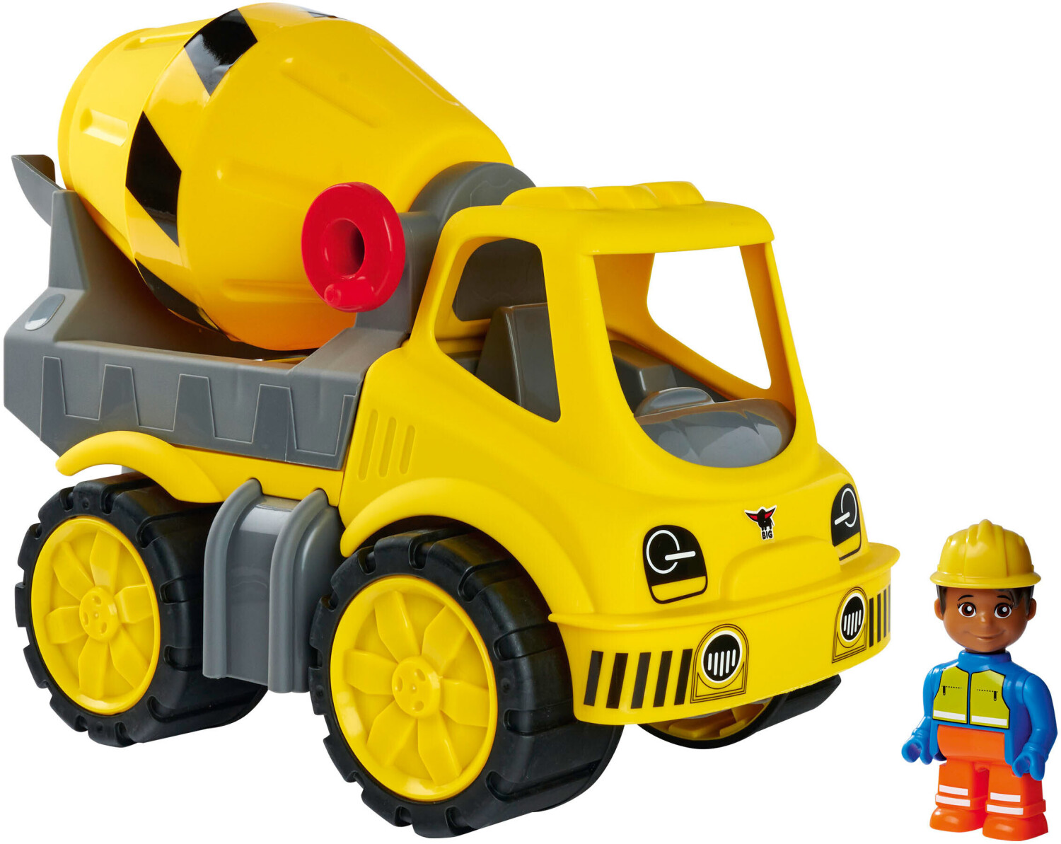 Big Power worker cement mixer + figure