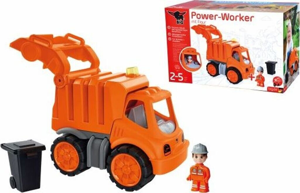 Big Power Worker garbage truck + figure