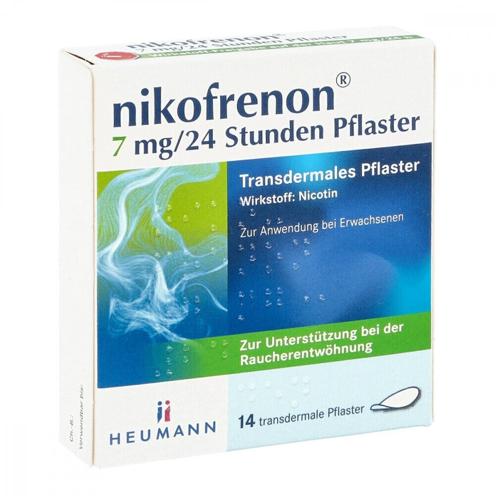 nikofrenon 7mg/24 Stunden Pflaster ab 8,43 €