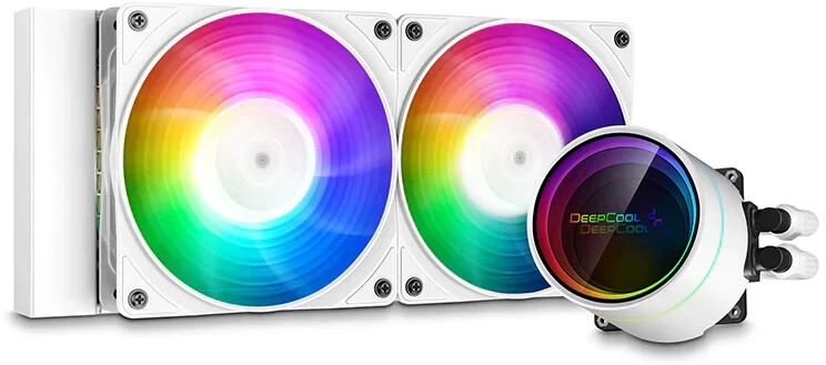 Deepcool Castle 240Ex blanc A-RGB