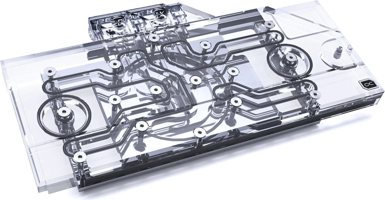 Alphacool Eisblock Aurora GPX-N RTX 3090/3080 Ventus with Backplate - Acryl + Nickel