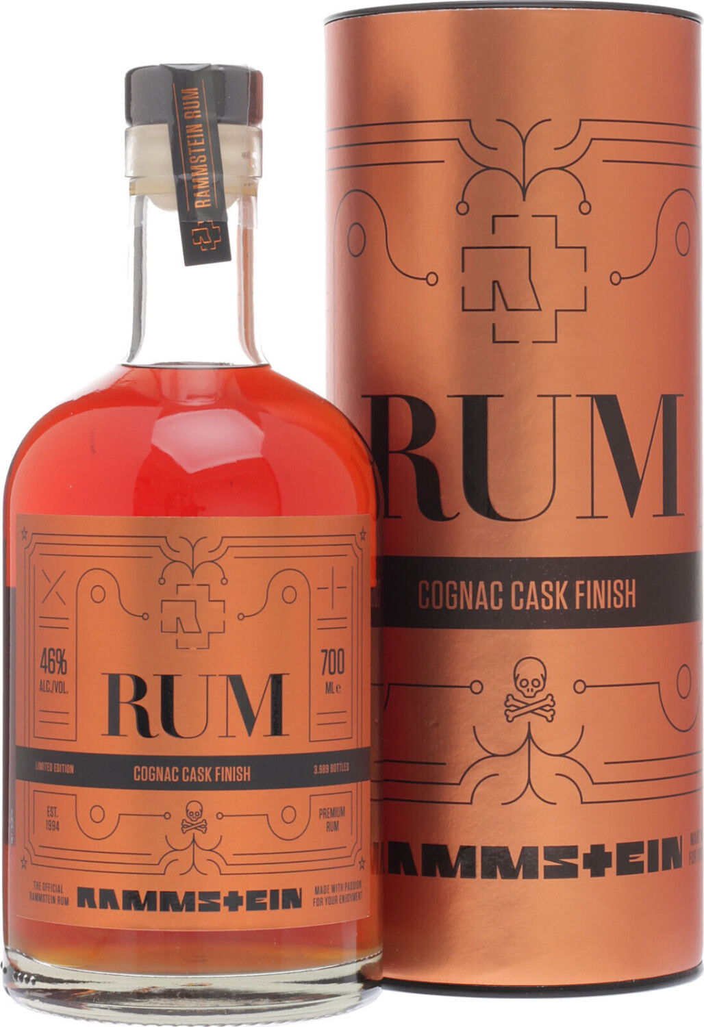 Rammstein Limited Edition 2021 Cognac Cask Finish 0,7 l 46 % .