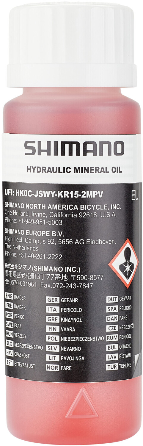 Shimano Mineralöl Fahrrad Bremsflüssigkeit Scheibenbremsen 100ml Flasche