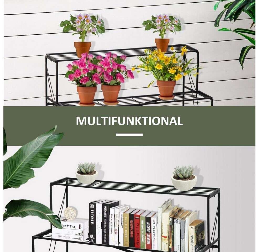 Outsunny Outsunny Blumentreppe 95x63x72cm (845-575) - view 7