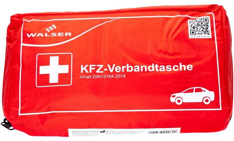 WALSER KFZ-Verbandtasche, Auto-Verbandskasten, Erste Hilfe Koffer