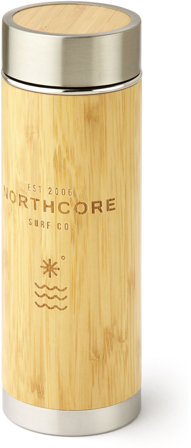 Northcore Adventure 360ml Flask Bamboo stainless steel