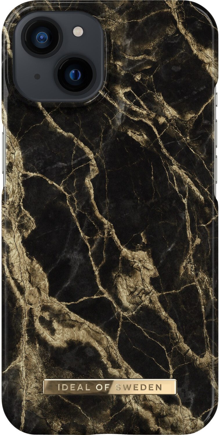 iDeal of Sweden Fashion Cover iPhone 13 Golden Smoke Marble