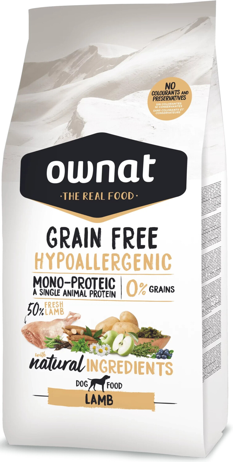 Ownat Grain Free Hypoallergenic dog lamb (14kg)