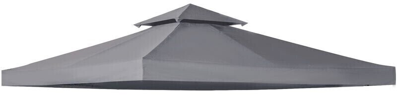 Outsunny 3x3m Replacement Gazebo Canopy grey