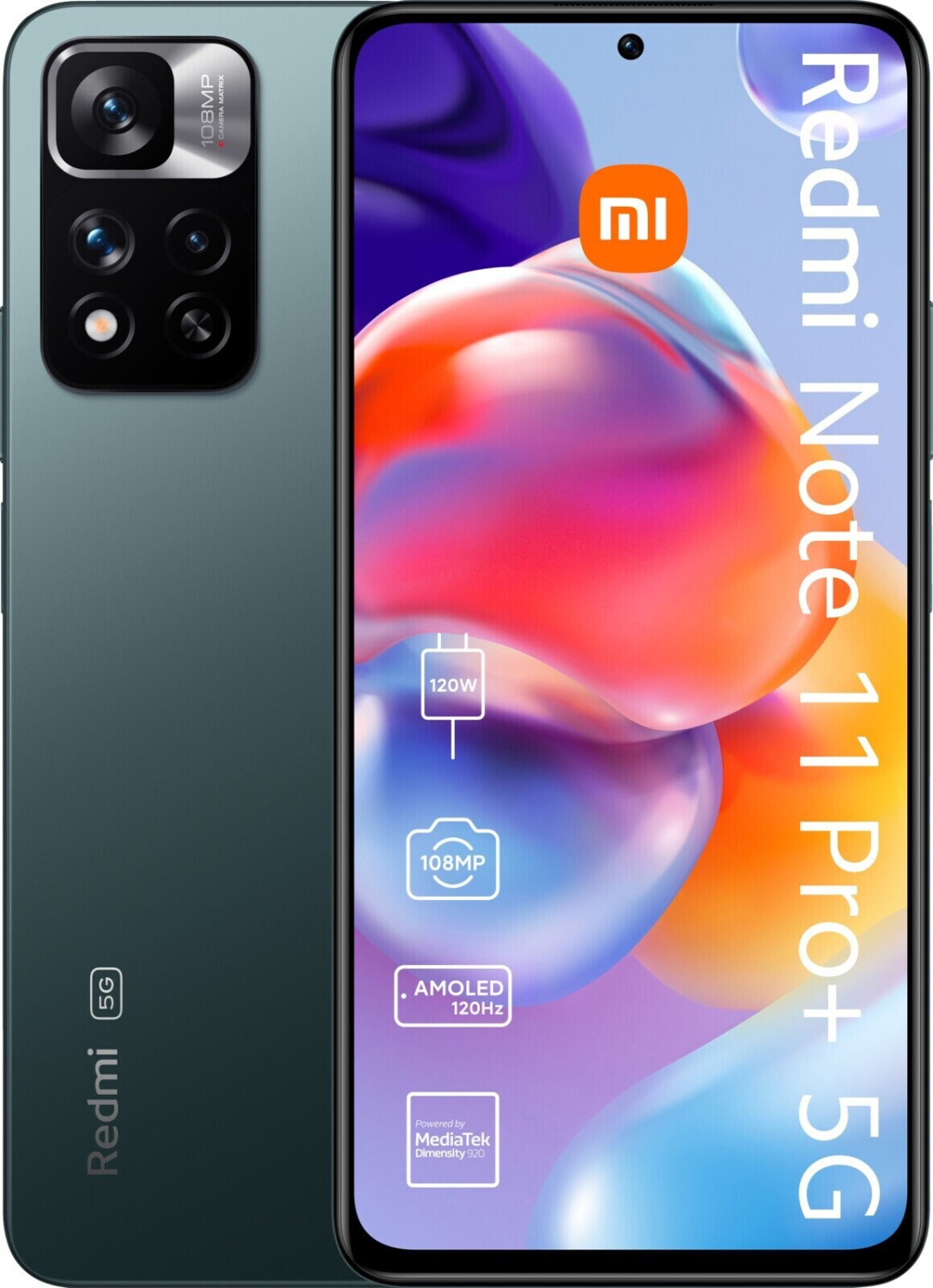 Xiaomi Redmi Note 11 Pro Plus 5G 256 Go vert