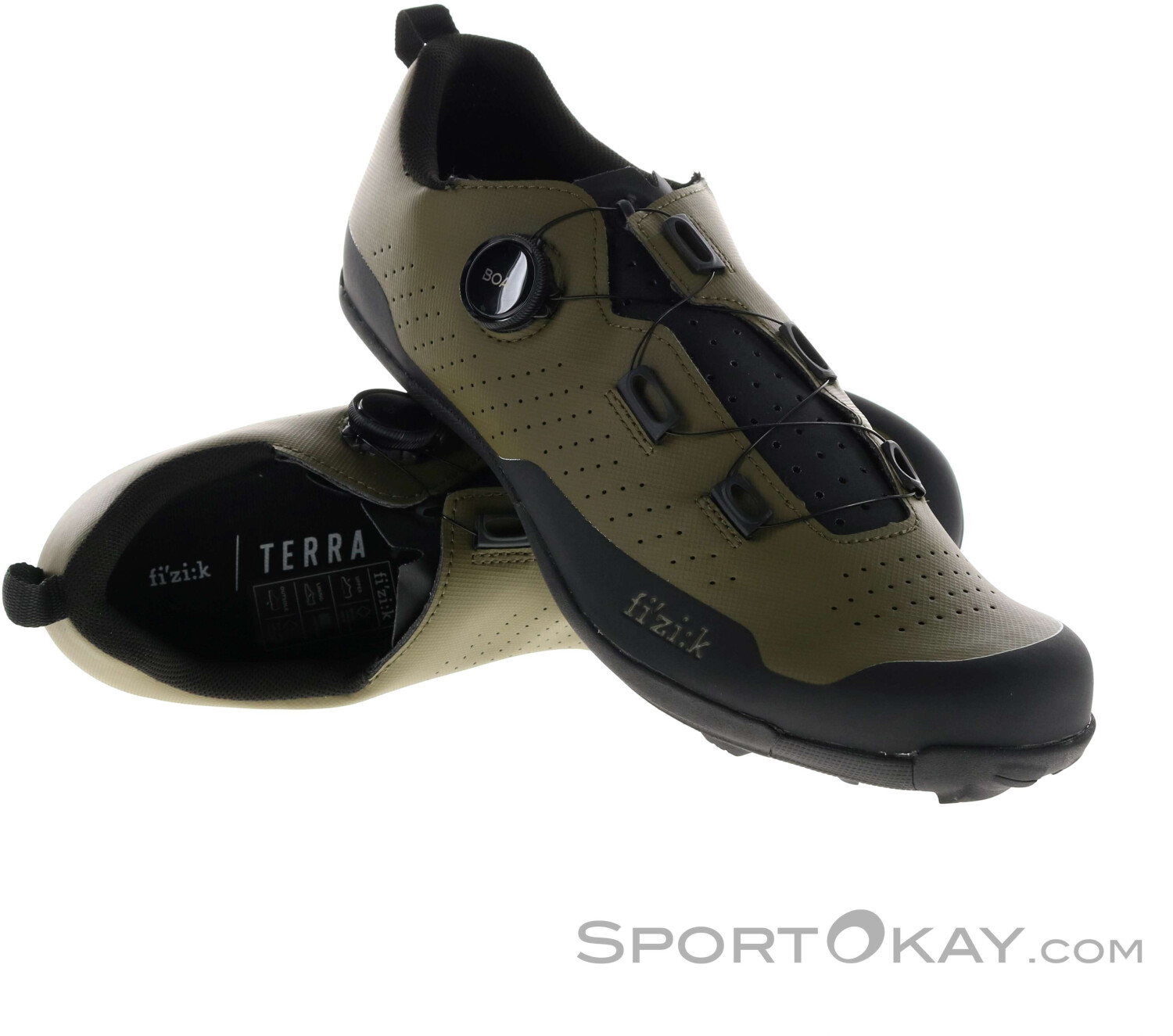 ウェア fizik TERRA ATLAS ARMY/BLACK EU42 ウェア fizik TERRA ATLAS ARMY/BLACK EU42 FIZIK Terra Atlas