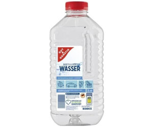 Aqua Dest, destilliertes Wasser 1 l - Flasche