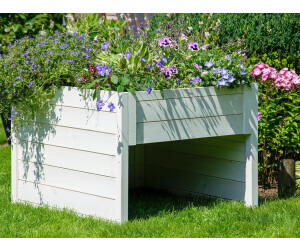 Robotmaaier garage Kubus hout maat L Robotmaaier garage Kubus hout maat L