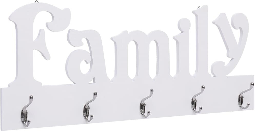 vidaXL Porte-manteau mural FAMILY 74 x 29,5 cm