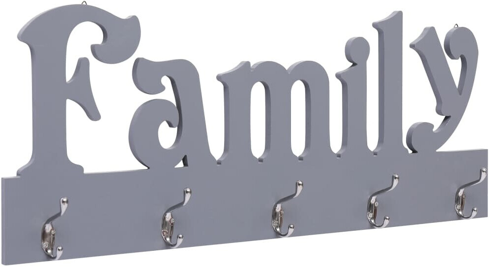 vidaXL Porte-manteau mural FAMILY 74 x 29,5 cm 284246