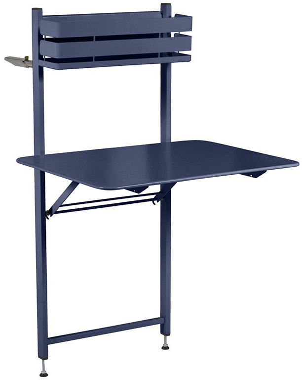 Fermob Table balcon Bistro 77 x 57 cm bleu abysse