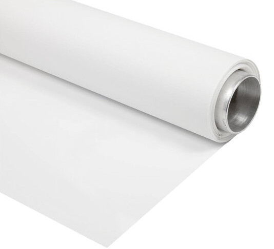 Bresser Vinyl Background Roll 1,35 x 6m White