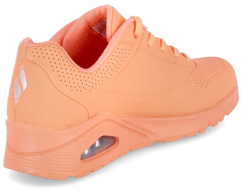 Orange Womens Uno Sneaker, Skechers