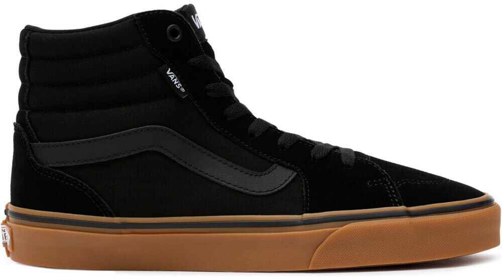 Vans hi top black gum outlet