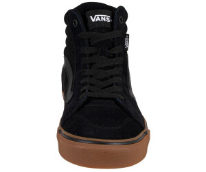 Vans filmore suede canvas black gum top