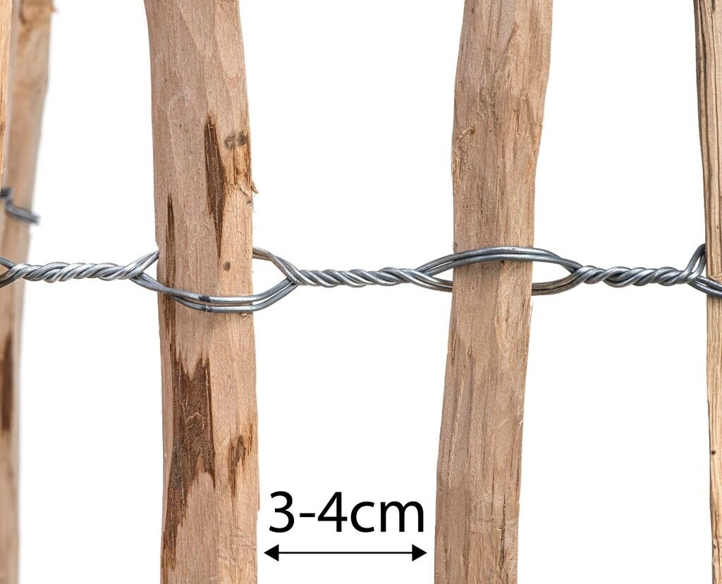 MC.Sammler MC.Sammler Staketenzaun Haselnuss 150 cm x 3 m Staketenabstand 3-4 cm - view 6