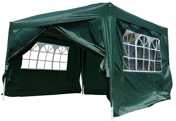 Outsunny Barnum de réception 3 x 3 m vert