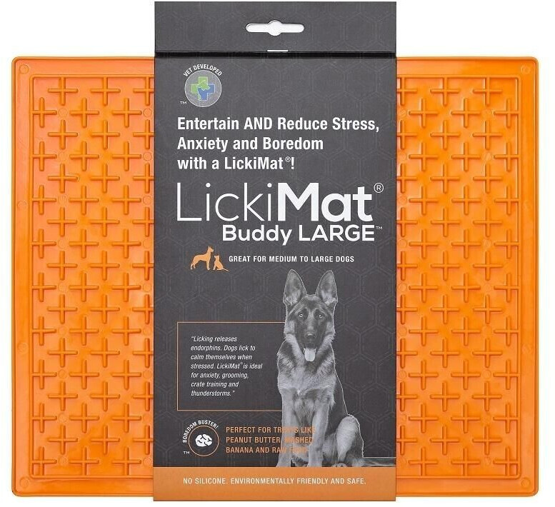 LickiMat Buddy L 30,5x25,5cm Orange