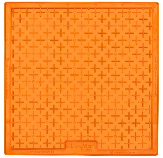 LickiMat Tapis de léchage L 30.5x25.5cm Orange