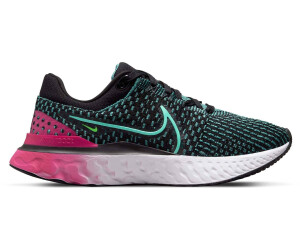 alfombra embrague local Nike React Infinity Run Flyknit 3 Women black/pink prime/washed teal/dynamic  turquoise desde 88,20 € | Compara precios en idealo
