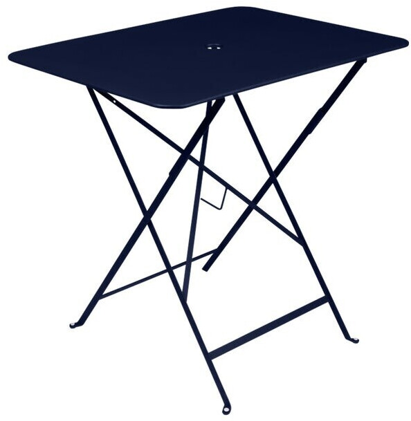 Fermob Table pliante Bistro 77 x 57 cm bleu abysse