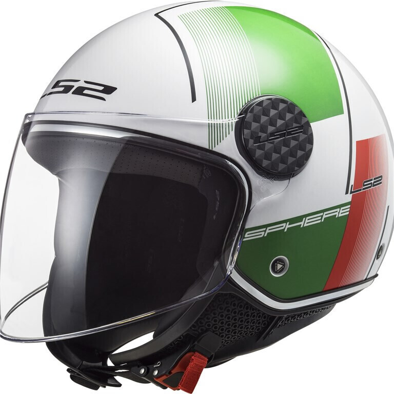 LS2 OF558 Sphere Lux Firm blanc/vert/rouge